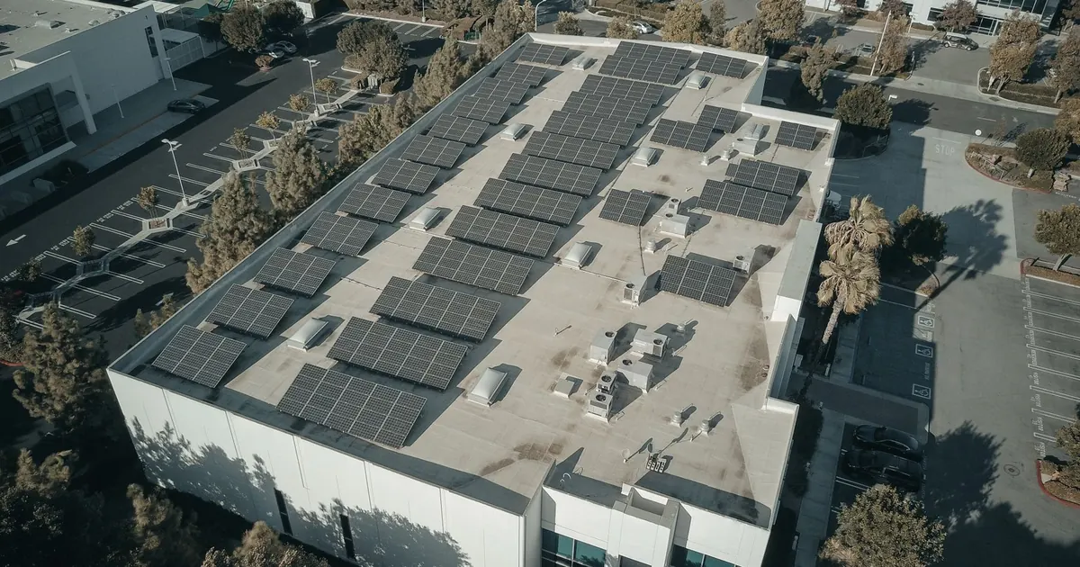 Centrale solaire en toiture